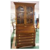 1225	STATTON WALNUT 2 PART SECRETARY, APPROXIMATELY 40 IN X 20 IN X 82 IN H
