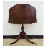 1229	MAHOGANY FLIP TOP GAME TABLE, APPROXIMATELY 26 IN X 18 IN X 29 IN