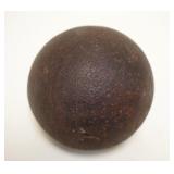 1003	ANTIQUE CANNON BALL, APPROXIMATELY 4 IN
