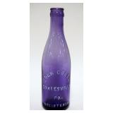 1034	ANTIQUE BOTTLE JOHN COLES, COATESVILLE PA, APPROXIMATELY 9 1/4 IN HIGH