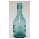 1042	ANTIQUE BOTTLE SEITZ BROS, EASTON PA, APPROXIMATELY 7 IN HIGH