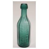 1080	ANTIQUE MINERAL WATER BOTTLE, SEITZ & BRO, EASTON PA, APPROXIMATELY 7 1/2 IN HIGH
