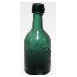 1085	ANTIQUE BEER BOTTLE G.A. KOHL, EASTON PA, BUBBLE IN GLASS AT BOTTOM, APPROXIMATELY 7 1/2 IN HIG