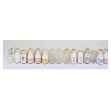1087	ANTIQUE QUART MILK BOTTLES COLLECTION OF 15 INCLUDING PARK DALE, HIDDEN ACRES, GRUITT
