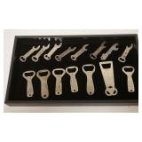 1093	ANTIQUE BEER BOTTLE ADVERTISING BOTTLE OPENERS INCLUDING SUPREME, IROQUOIS, KRUEGER, BUSHKILL L