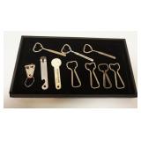 1097	ANTIQUE BEER & SODA BOTTLE ADVERTISING BOTTLE OPENERS INCLUDING COKE, TROMMER