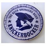 1104	ANTIQUE KNICKERBOCKER BEER TIN TIP TRAY