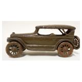 1118	ANTIQUE TOY CAST IRON CAR, APPROXIMATELY 7 IN X 2 1/2 IN X 3 IN HIGH