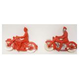 1146	2 AUBURN PLASTIC MOTORCYLE POLICE