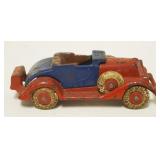 1186	ANTIQUE CAST IRON TOY CAR, APPROXIMATELY 5 IN LONG X 2 IN