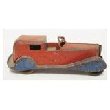 1195	ANTIQUE PRESSED STEEL CAR, APPROXIMATELY 6 IN LONG X 2 IN HIGH