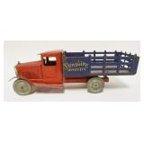 1200	ANTIQUE PRESSED STEEL SUNSHINE BISQUIT TRUCK, APPROXIMATELY 12 IN LONG X 4 IN HIGH