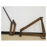 1048	PRIMITIVE LOT, PAIR OF ANTIQUE WAGON JACKS