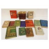 1102	GROUP OF ASSORTED ANTIQUE BOOKS