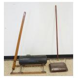 1112	LOT OF 2 ANTIQUE VACUUM CLEANERS *LITTLE GIANT* & *GRAND RAPIDS*