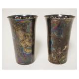 1136	2 STERLING GOBLETS BY BOARDMAN, 10.7 OZT