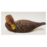 1189	ARTIST SIGNED DUCK DECOY, APPROXIMATELY 16 IN X 6 IN HIGH