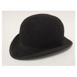 1207	ANTIQUE MENS DERBY HAT, SHIELDS