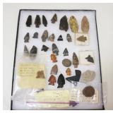 1214	NATIVE AMERICAN INDIAN ARTIFACTS MOST FROM WARREN CO NJ