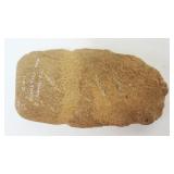 1215	NATIVE AMERICAN INDIAN ARTIFACT AXE HEAD, APPROXIMATELY 8 IN