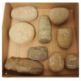 1227	NATIVE AMERICAN INDIAN ARTIFACTS, LARGEST APPROXIMATELY 6 IN LONG