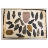 1236	NATIVE AMERICAN INDIAN ARTIFACTS, LARGEST APPROXIMATELY 3 1/2 IN