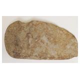 1240	NATIVE AMERICAN INDIAN ARTIFACT AXE HEAD, APPROXIMATELY 3 3/4 IN X 6 IN