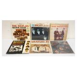 1008	LOT OF 6 BEATLES VINYL ALBUMS INCLUDES INTRODUCING THE BEATLES, MEET THE BEATLES, RUBBER SOUL, 