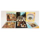 1018	LOT OF 6 BEATLES 1978/79 COLOR VINYL ALBUMS INCLUDES 2 SGT PEPPERS ONE YELLOW & ONE MARBLE (MIS