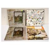 1032	4 LED ZEPPLIN VINYL ALBUMS INCLUDES 2 UNTILTED, ONE IS COLOR VINYL, ZEPPLIN III & HOUSES OF THE