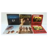1033	LOT OF 6 THE DOORS VINYL ALBUMS INCLUDES LA WOMAN, 13, WAITING FOR THE SUN, SELF TITLED, & THE 