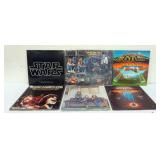 1042	LOT OF 7 VINYL ALBUMS INCLUDES STAR WARS SOUNDTRACK, THE WHO WHO ARE YOU PICTURE DISC 7 COLOR V