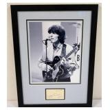 1055	GEORGE HARRISON SIGNATURE PLUS GERRY AND THE PACEMAKERS, APPROXIMATELY 17 IN X 24 IN OVERALL
