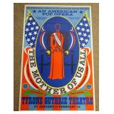 1060	VINTAGE ORIGINAL 1967 POSTER, THE MOTHER OF US ALL, GERTRUDE STEIN, APPROXIMATELY 24 IN X 37 IN