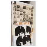 1061B	LOT OF 3 BEATLES POSTERS APPROXIMATELY 34 IN X 24 IN, 40 1/4IN X 30 1/4IN ONE IS A CANVAS PRIN