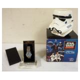 1077	STAR WARS MUG AND SERGIO VALENTE WATCH