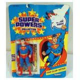 1136	SUPER POWERS COLLECTION ACTION FIGURE *SUPERMAN*, KENNER 1985, SEALED. RIP ON TOP OF CARDBOARD