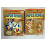 1145	DC COMICS SUPER HEROES *PENGUIN AND WONDER WOMAN* TOY BIZ 1985