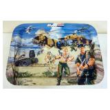 1156	G I JOE TV TRAY, HASBRO 1987, SOME DENTS