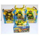 1159	1989 TEENAGE MUTANT NINJA TURTLES PLAYMATES 13 IN DOLLS. LOT INCLUDES MICHAELANGELO, RAPHAEL, L
