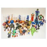 1181	LARGE LOT OF VINTAGE ACTION FIGURES, INCLUDES VINTAGE BURGER KING CUP HOLDER FIGURES IN PACKAGI