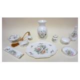 1055	LOT OF ASSORTED AYNSLEY CHINA WILD TUDOR PATTERN