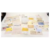 1062	LOT OF ANTIQUE CORRESPONDENCE & CANCELLED ENVELOPES, INCLUDING LETTER SAN FRANCISCO EARTHQUAKE 