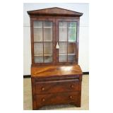 1094	ANTIQUE MAHOGANY 2 PART SECRETARY DESK, APPROXIMATELY 39 IN X 20 IN X 78 IN HIGH
