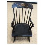 1119	CHILDS PAINT DECORATED HITCHCOCK ROCKER