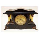 1149	ANTIQUE SETH THOMAS MANTLE CLOCK, APPROXIMATELY 7 IN X 16 IN X 11 IN HIGH