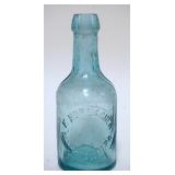1153	F HORLACHER ANTIQUE BEER BOTTLE, APPROXIMATELY 7 IN