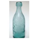 1162	ANTIQUE BEER BOTTLE JJ HARTSEL, NAZARETH PA, APPROXIMATELY 7 IN HIGH