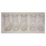 1167	ANTIQUE MILK BOTTLES 5 PINT