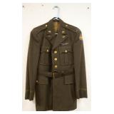 1172	WWII US AIR FORCE JACKET, KAHN TAILORING, SHOULDER APPROXIMATELY 18 IN X 34 IN LONG